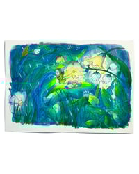 Image 2 of A5 - La pluie - illustration originale