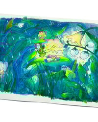 Image 1 of A5 - La pluie - illustration originale