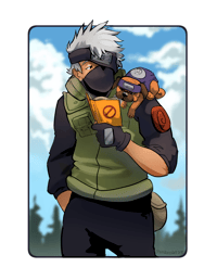 A Boy & His Ninja Hound (Print)