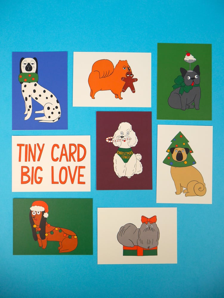 Image of PACK OF A7 CARD - HAPPY DOGS