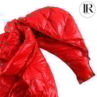 Image 4 of 2006 Moncler "Lucie" Gloss Laqué Long Puffer Jacket