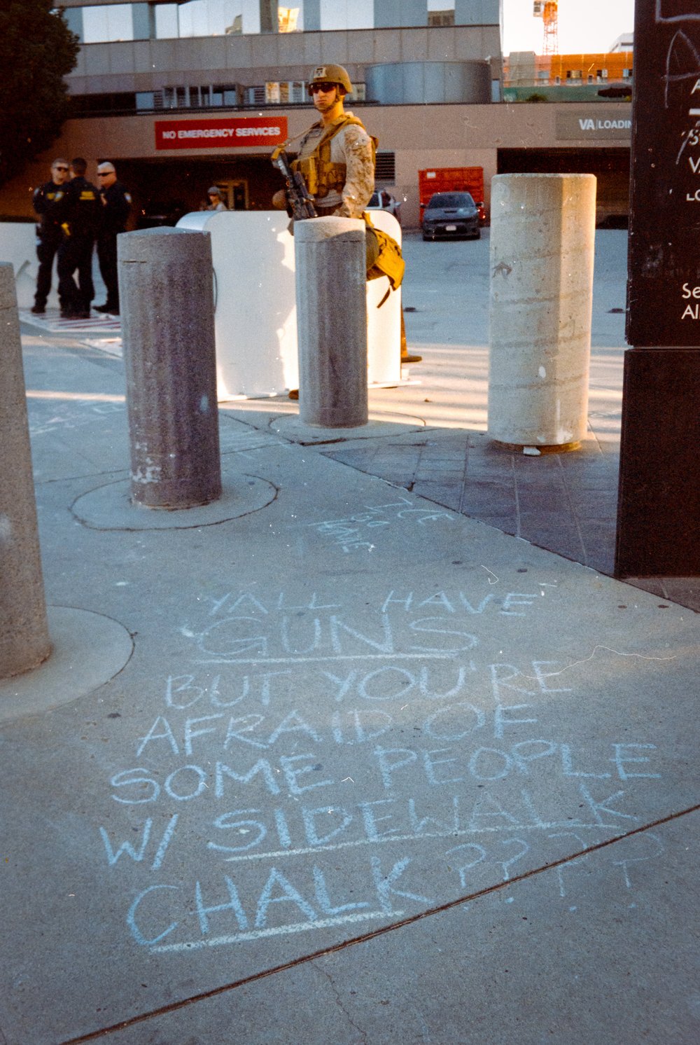 Image of Chalk vs. Guns