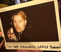 SERIOUS ART - 'Joe Black Looks Melancholic Holding Tabasco' - INSTAX WIDE PICTURE