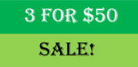 3 FOR $50 Thanksgiving Sale