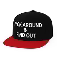 F*ck Around & Find Out Snapback  Blk/Red