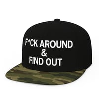  F*ck Around & Find Out Snapback  Blk/Camo 