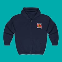 Image 4 of THE WEATHER IS HAPPENING ZIPPERED COMFORT HOODIE