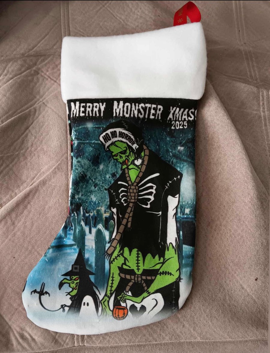 Image of CREEPY CHRISTMAS STOCKING  2025 - only 25 made