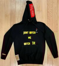 Image 1 of Polémarz: Don't watch me watch TV Hoodie