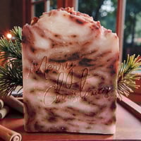 A Beginning {Peppermint + Vanilla} soap bar