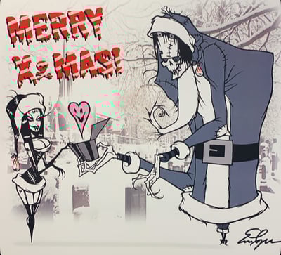 Image of Merry  X-Mas  - signed 8.5x11 print 
