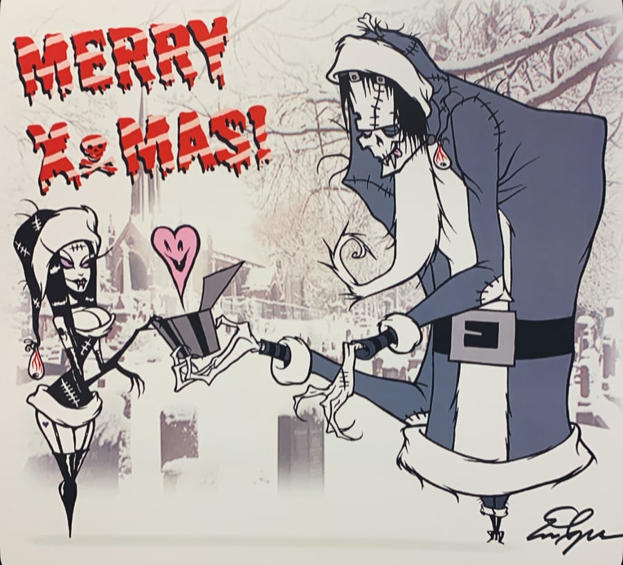 Image of Merry  X-Mas  - signed 8.5x11 print 
