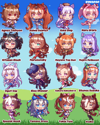 Image 1 of Umamusume Charms Set A