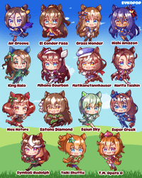 Image 1 of Umamusume Charms Set B