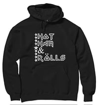 Image 2 of hail santa, hot ham and rolls hoodies