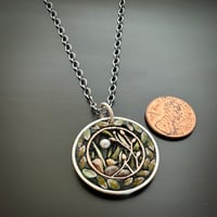 Image 2 of Moon Glow Pendant with Wreath 