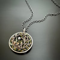 Image 1 of Moon Glow Pendant with Wreath 