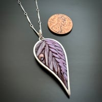 Image 3 of Lavender Leaf with Pearl