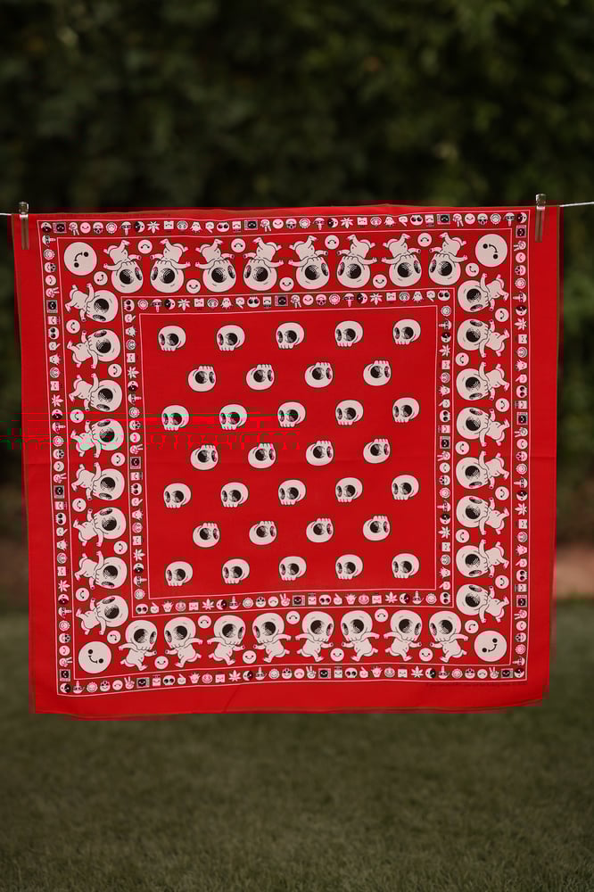 Image of Skully bandana (red) 