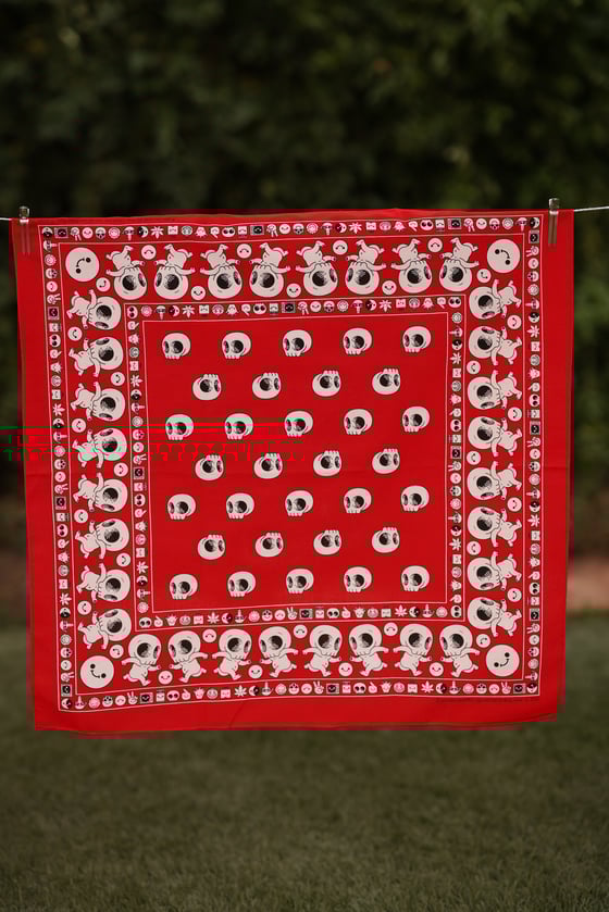 Image of Skully bandana (red) 