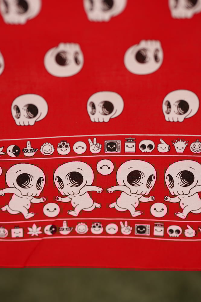 Image of Skully bandana (red) 