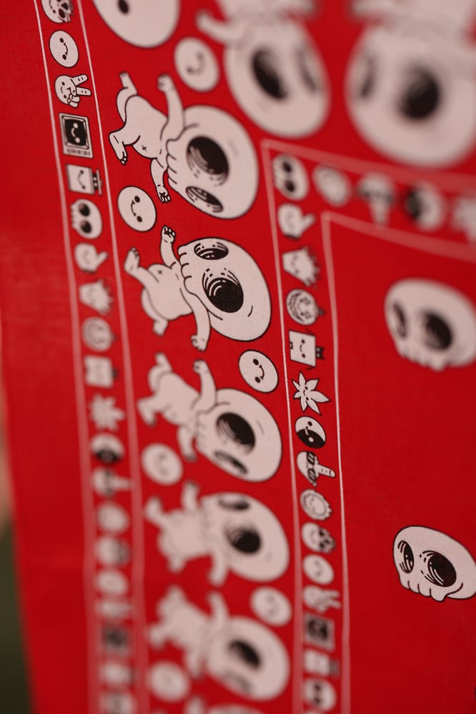 Image of Skully bandana (red) 