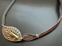 Image 2 of Woodland Leaf Necklace 