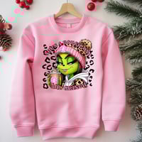 Image 2 of She’s a Bougie One Mr. Grinch Sweatshirt | Holiday Crewneck