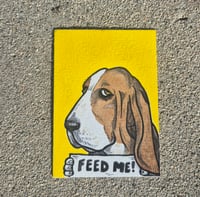 Image 1 of Basset Hound Original Artwork ACEO 