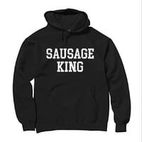 Image 2 of milwaukee typewriter, sausage king, get shit done hoodies