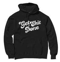 Image 3 of milwaukee typewriter, sausage king, get shit done hoodies