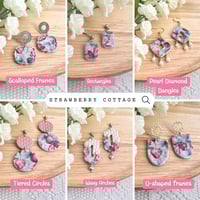 Image 3 of Cottagecore Strawberry Earrings 