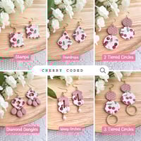 Image 3 of Cherry Dangle Earrings 