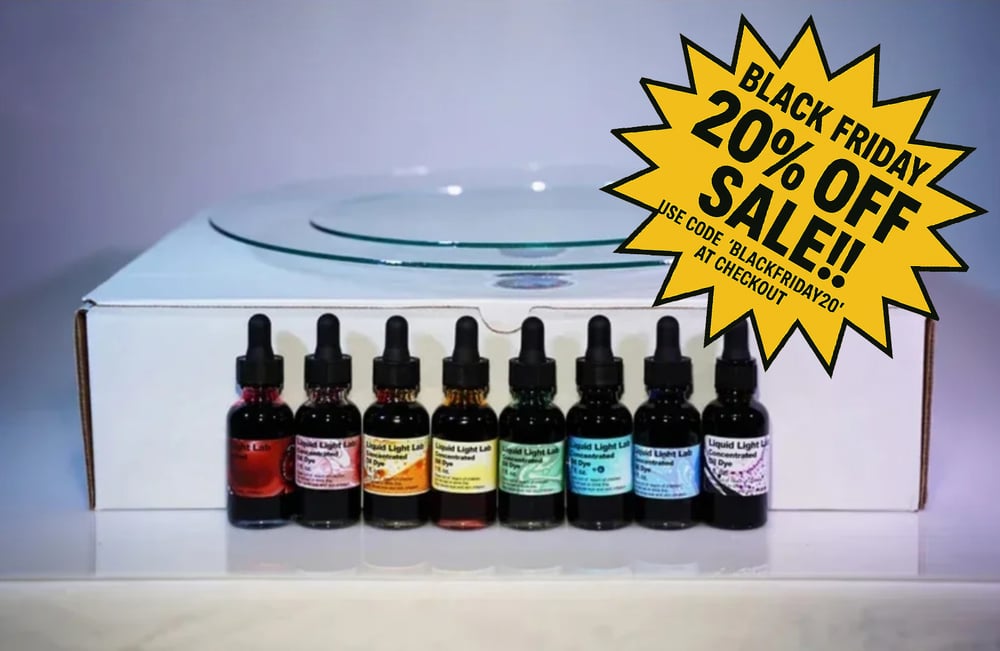 Image of Custom Glass & Oil Dye Set for Liquid Light Shows