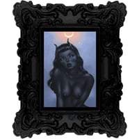 New Moon Framed Giclee Print 