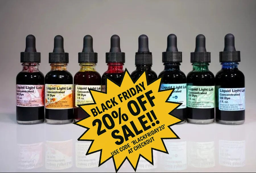 Image of 8 Color Set - 1 Oz. Concentrated Oil Dyes for Liquid Light Shows