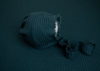 Image 4 of Evergreen Teal Snuggle Weave- Curated Colors set 