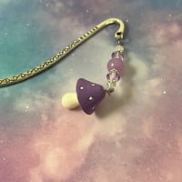 Image 2 of Purple Mushroom Bookmark