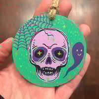 Image 3 of skull mask ornaments 3