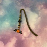 Bat Wings Pumpkin Jack-o-lantern Bookmark