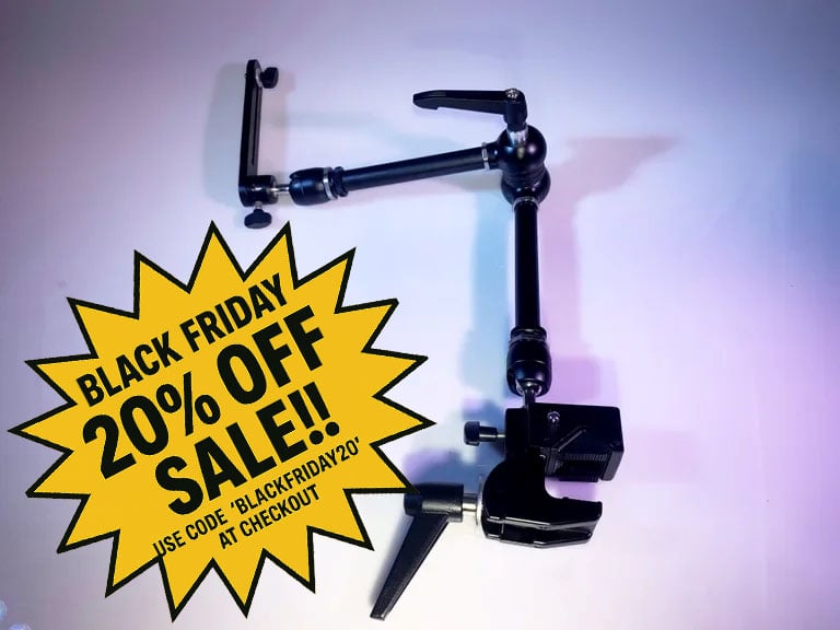 Image of Pro 'Magic Arm' - Articulating Arm + Camera Bracket + Super Clamp