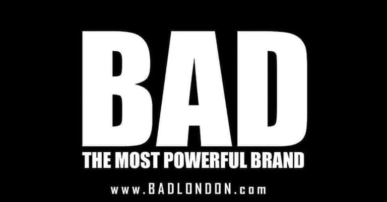 BAD Apparel Clothing Couture Fashion Lifestyle Brand London. 