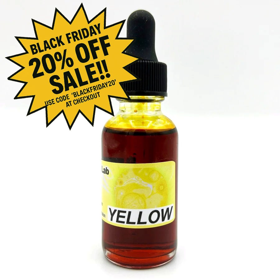 Image of Sunshine Yellow - Concentrated Oil Dye for Liquid Light Shows - 1 oz 