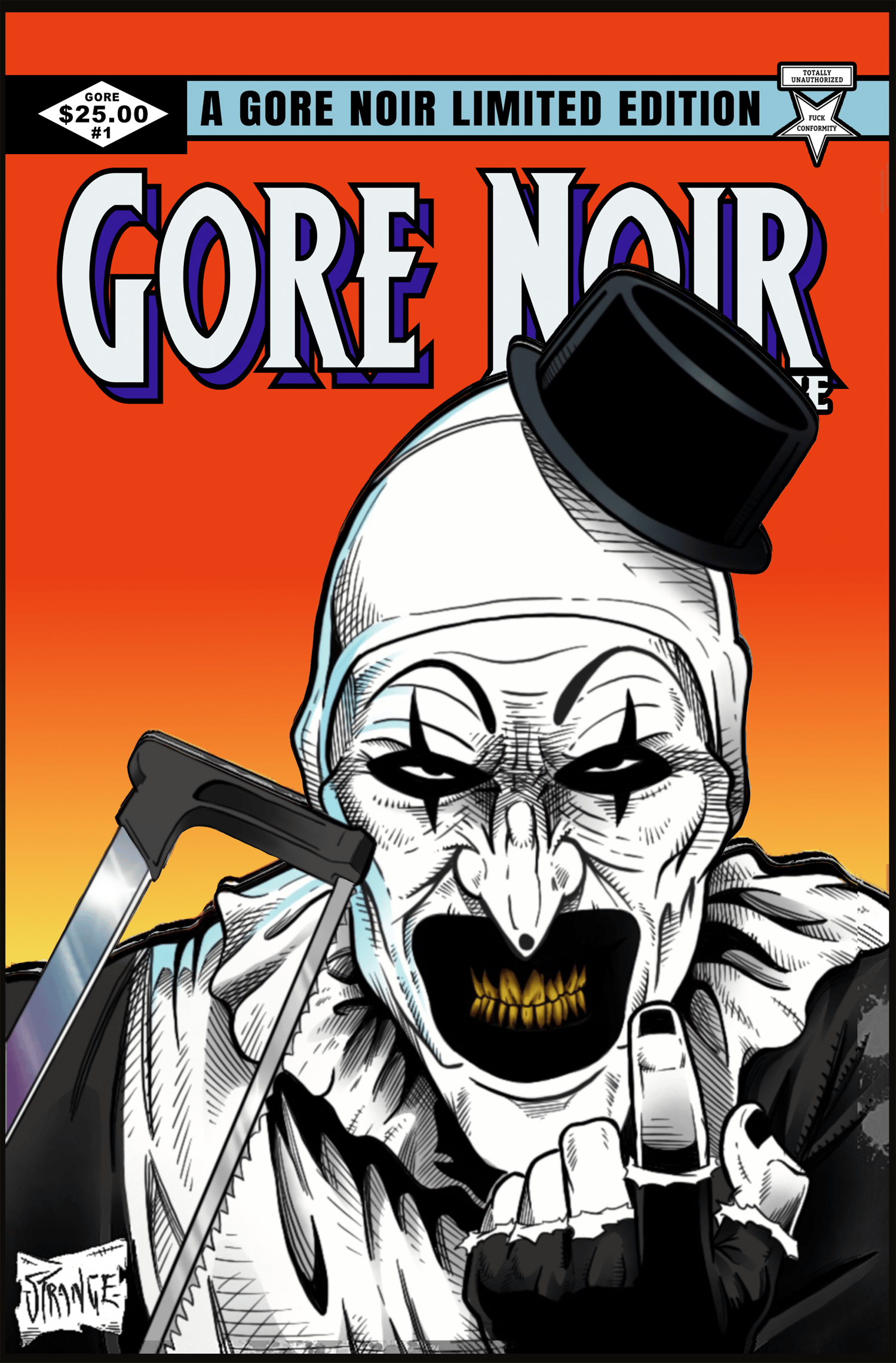 Image of Terrifier Tribute (Clean) Comic Sized Magazine LE