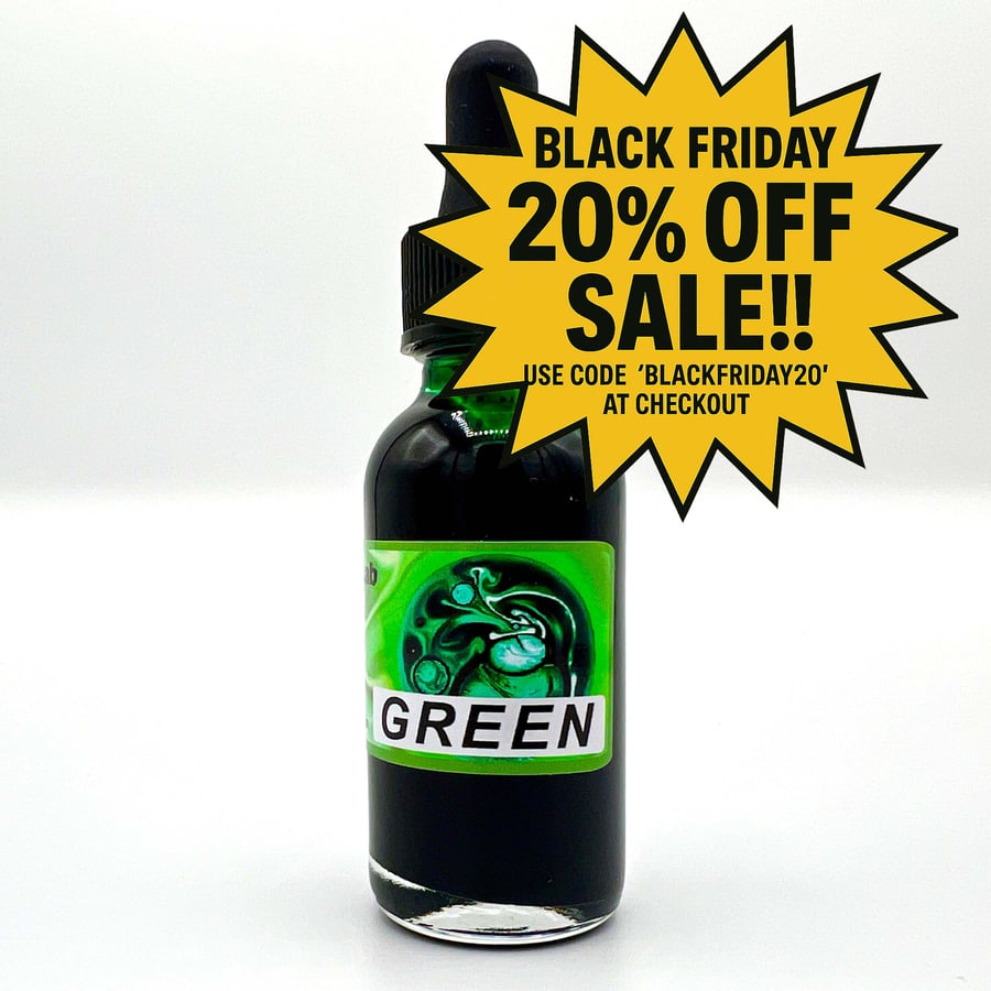 Image of Limpid Green - Concentrated Oil Dye for Liquid Light Shows - 1 oz 