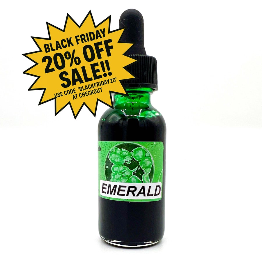 Image of NEW! - Emerald - Concentrated Oil Dye for Liquid Light Shows - 1 oz