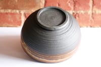 Image 9 of Large notched bowls - black & white & brown