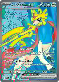 Hop's Zacian ex - 176/159 - SV09: Journey Together - Near Mint