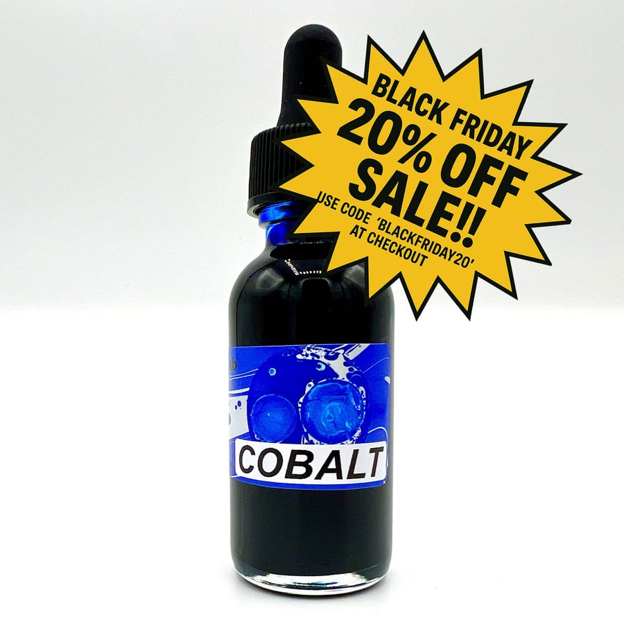 Image of NEW! - Cobalt - Concentrated Oil Dye for Liquid Light Shows - 1 oz