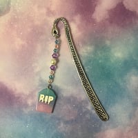 Pastel RIP Tombstone Bookmark Large